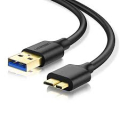 CAVO SPINA USB/A 3.0 TO SPINA MICRO TIPO B PER HARD DISK 5Gbps 400MB/s 1MT
