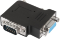 ADATTATORE VGA 15PIN MASCHIO FEMMINA ANGOLARE DESTRO 90°
