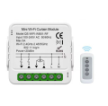 INTERRUTTORE WIFI PER TENDE TAPPARELLE COMP. TUYA GOOGLE ALEXA +RADIOCOMANDO RF 100-240VAC 5A MAX