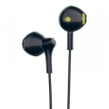 AURICOLARI STEREO IN EAR JACK 3,5mm PER TV CAVO 5mt NERI