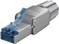 CONNETTORE RJ45 SCHERMATO STP KEYSTONE MONTAGGIO SENZA ATTREZZI