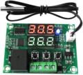 MODULO TERMOSTATO CON SONDA TEMPERATURA ESTERNA CABLATA 2 DISPLAY 12V -50°/110°