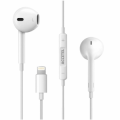 AURICOLARI IN-EAR CON CAVO E MICROFONO PRESA LIGHTNING 120cm COLORE BIANCO
