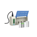 CARICABATTERIE SCARICABATTERIE UNIVERSALE CON DISPLAY PER BATTERIE NI-MH 4XAAA 4XAA 4XC 4XD 2X9V ANDOWL