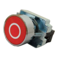 PULSANTE INDUSTRIALE  DA PANNELLO N.C. 10A 600V IP40 ROSSO CON  "0"
