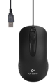 MOUSE OTTICO CON CAVO 1,35MT USB/A 1200DPI NERO