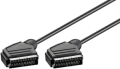 CAVO SCART/SCART 21 PIN 1,5MT NERO