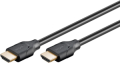 CAVO HDMI 2.1 CON ETHERNET 48GB/sec High Speed 3D ultra HD HDR fino a 8K@50/60 Hz DORATO 0,5MT NERO