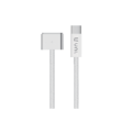 CAVO TELATO USB TYPE-C A MAGSAFE 2 MAGNETICO 5 PIN PER APPLE 2MT 140W BIANCO