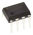 TL072CP AMPLIFICATORE ANALOGICO DIP8