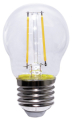 LAMPADA LED G45 TRASPARENTE A FILAMENTO E27 6.5W 4000K 806LM 220VAC 45*78mm