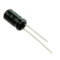 CONDENSATORE ELETTROLITICO RADIALE 330uF 10V 105° D6,3xH11mm VISHAY