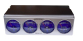 MISURATORE MULTIFUNZIONE ANALOGICO TERMOMETRO VUMETER VOLTMETRO DA AUTO