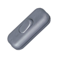 INTERRUTTORE PERETTA PASSAFILO PASSANTE ARGENTO 250VAC