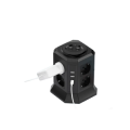 MULTIPRESA TORRETTA 8 PRESE TRIVALENTI + 2 USB/A + 2 TYPE-C 2 INTERRUTTORI 220VAC MAX 4000W