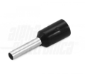TERMINALE A BUSSOLA PREISOLATO PER CAVO 1,5mm² AWG16 NERO