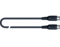 CAVO MIDI CONNETTORE DIN 5 POLI MASCHIO-MASCHIO 0,5mt QUIK LOK