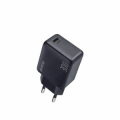 CARICATORE DA MURO USB TYPE-C PD GaN 30W NERO