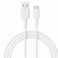 CAVO DA SPINA USB/A A SPINA TYPE-C PER RICARICA RAPIDA MAX 3A 60W BIANCO