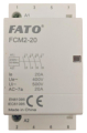 CONTATTORE MODULARE 2P 4 CONTATTI N.O. DIN 220VAC 20A FATO