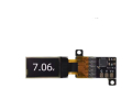 MINI VOLTMETRO DIGITALE ULTRA SLIM OLED 0,5" 88x48px SPESSORE 3,2mm 0-30VDC CONFIGURABILE