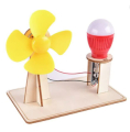 KIT EDUCATIVO FAI DA TE TURBINA EOLICA GENERATORE DI CORRENTE CON LAMPADINA