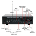 AMPLIFICATORE MONO PA 70V-100V 4-16OHM 100W RADIO USB SD BLUETOOTH MICROFONO TELECOMANDO
