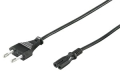 CAVO ALIMENTAZIONE SPINA EUROPEA CEE7/16 PRESA C7 1,2MT NERO