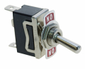 DEVIATORE A LEVA ON-OFF-ON CON FASTON 6,3mm 250V 10A
