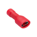 FASTON FEMMINA ISOLATO 2,8x0,5mm PER CAVO 0,5-1,5mm² ROSSO