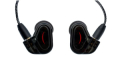 AURICOLARI IN EAR JACK 3,5mm CAVO STACCABILE OFC 140cm CUSTODIA NERI AUDIODESIGN
