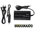ALIMENTATORE NOTEBOOK 120W MAX OUT 12V-24V 5,5A 9 PLUG ADATTATORI SPINA ACCENDISIGARI
