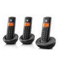 TELEFONO CORDLESS TRIO NERO MOTOROLA