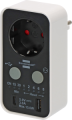 TIMER CONTO ALLA ROVESCIA SPEGNIMENTO DISPOSITIVI PRESA SCHUKO MAX 3680W USB/A TYPE-C MAX 15W