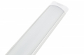 PLAFONIERA LED 3000K 20W WATT LUCE FREDDA 60CM SLIM SMD SOFFITTO 220V LAMPADA SILVER