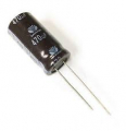 CONDENSATORE ELETTROLITICO 470uf 35v 105° RADIALE