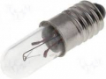 LAMPADA TUBOLARE 0,3 W ATTACCO E5,5 6V 50mA