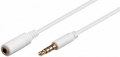 PROLUNGA AUDIO JACK 4 POLI 3MT SPINA 3,5MM (4-PIN, STEREO) > PRESA 3,5MM (4-PIN, STEREO)