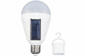 LAMPADINA EMERGENZA CON PANNELLO SOLARE 7W E27 6500K RICARICABILE IP65